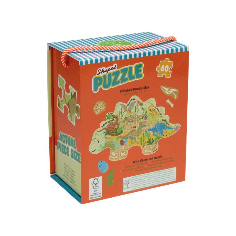 Puzzle 60 elementów - Dinozaury
