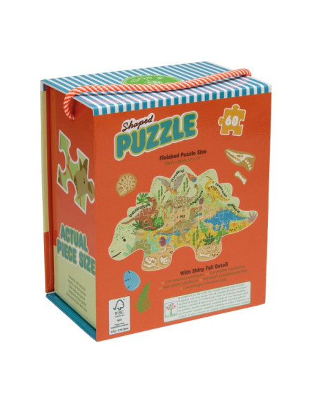 Puzzle 60 elementów - Dinozaury