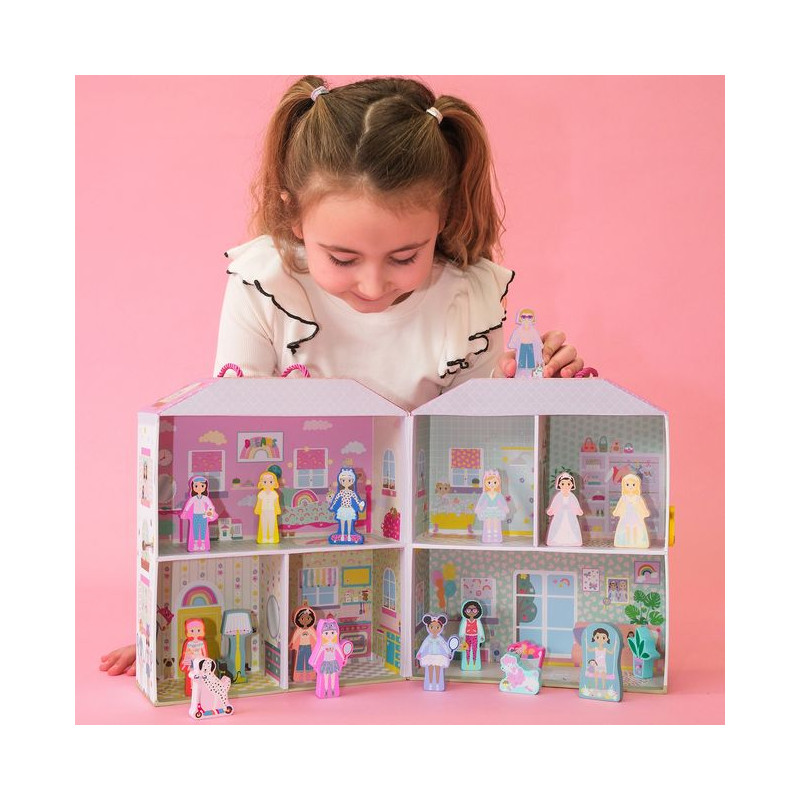 Domek z 18 figurkami - Przyjaciółki