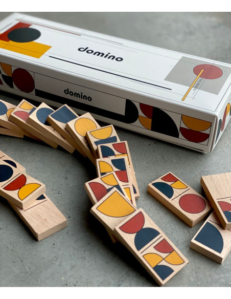 Drewniana Gra Domino
