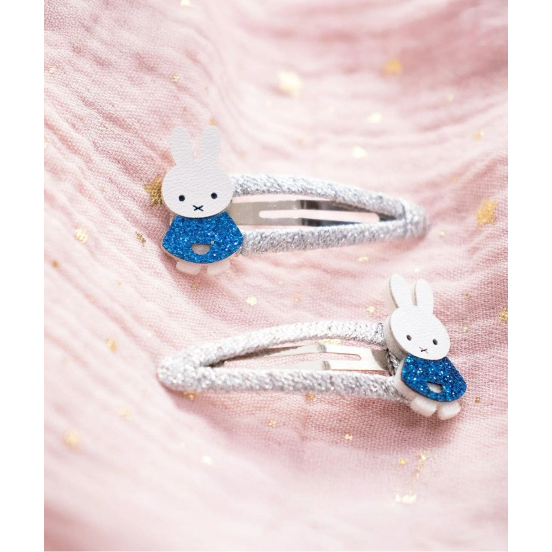 Spinki do włosów MIFFY - niebieskie,...