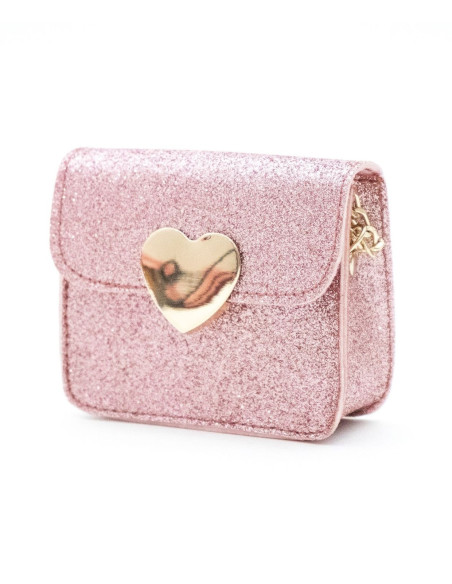 Torebka na ramię MINI LOVE – różowa