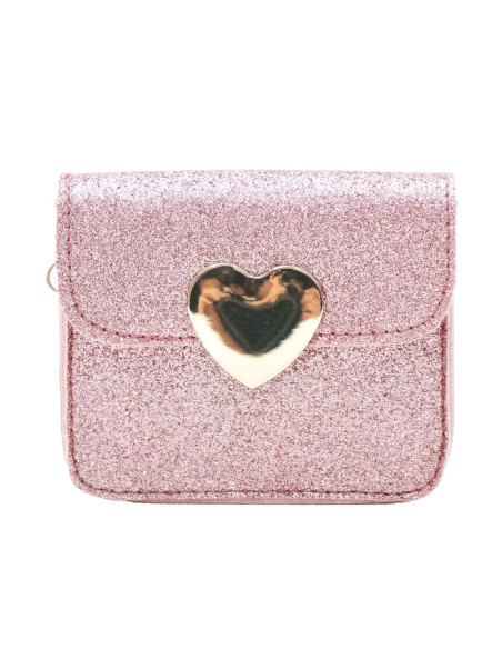 Torebka na ramię MINI LOVE – różowa