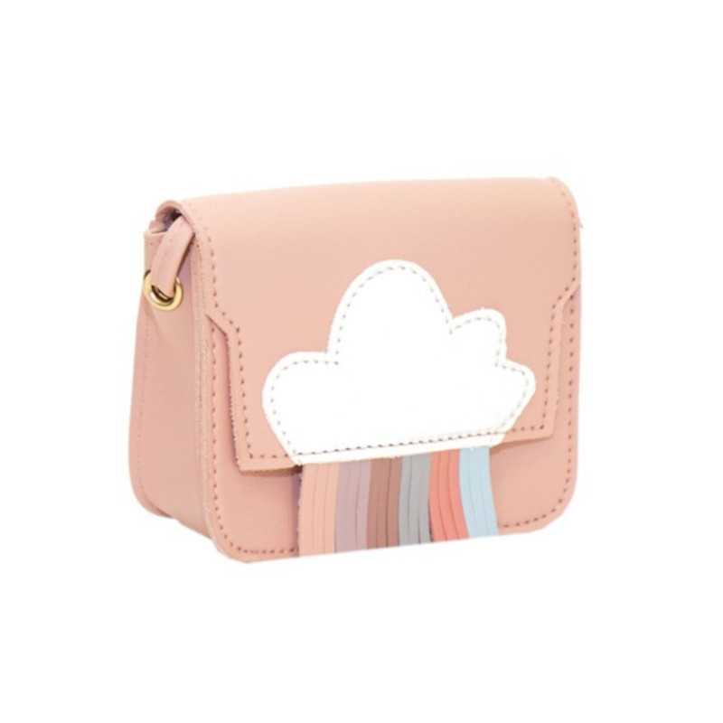 Torebka na ramię RAINBOW MINI - różowa