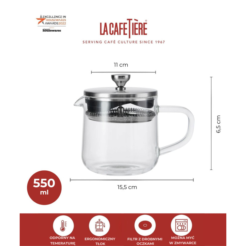 La Cafetière Czajnik do herbaty 550 ml
