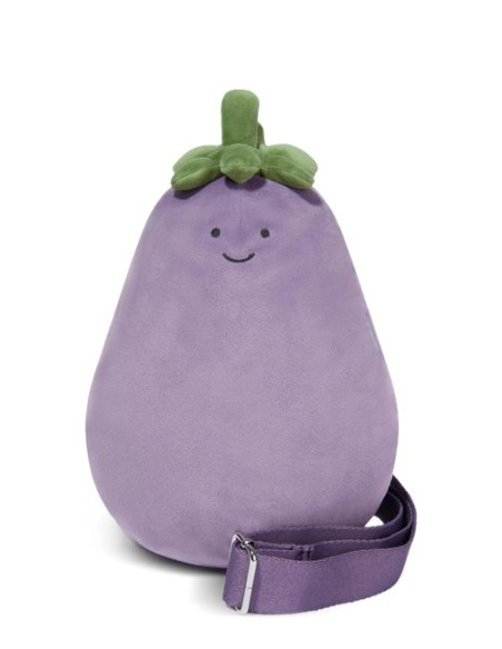 Torebka na Ramię Zabawny Bakłażan 28 cm