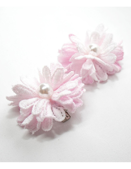 Spinki do włosów „BOHO” - Różowa Sakura
