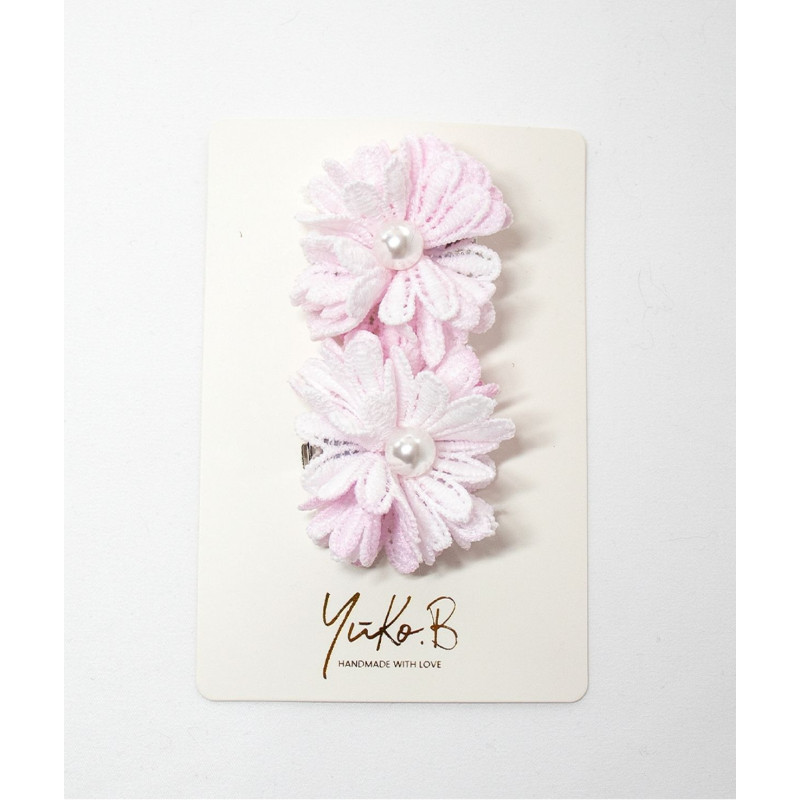 Spinki do włosów „BOHO” - Różowa Sakura