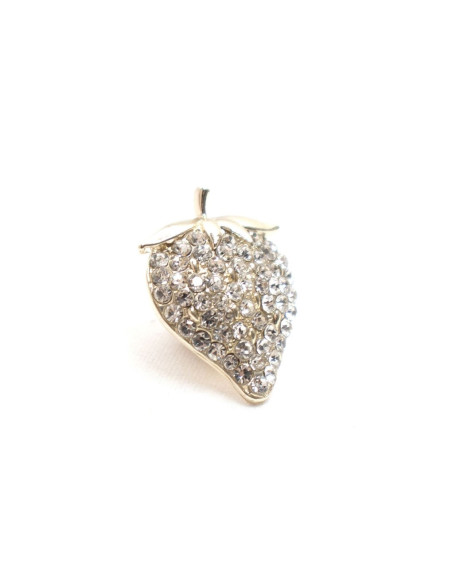 Ozdobny Pin „ROYAL” – Truskawka