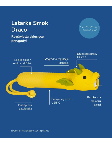 Latarka Smok DRACO