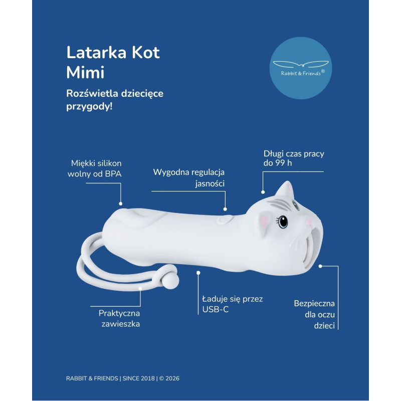 Latarka Kot MIMI