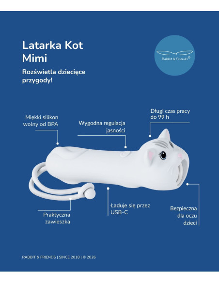 Latarka Kot MIMI