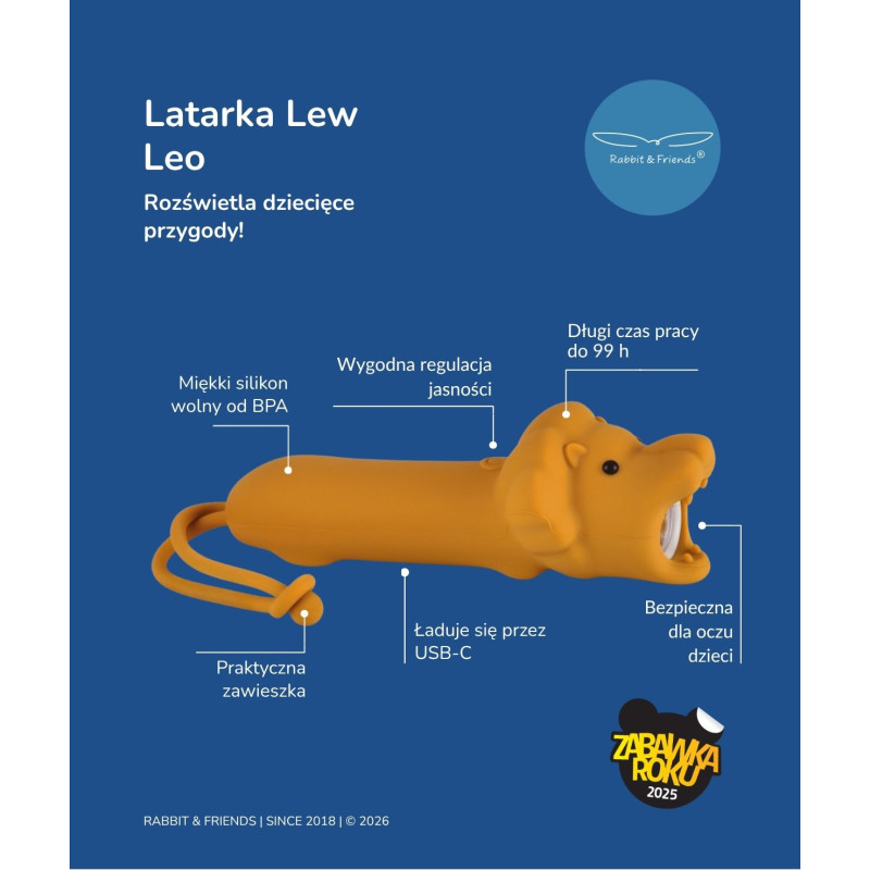 Latarka Lew LEO