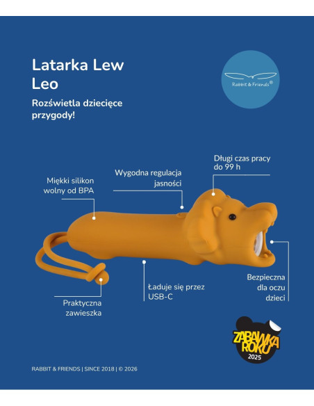 Latarka Lew LEO