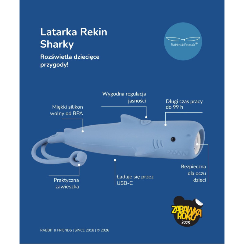 Latarka Rekin SHARKY