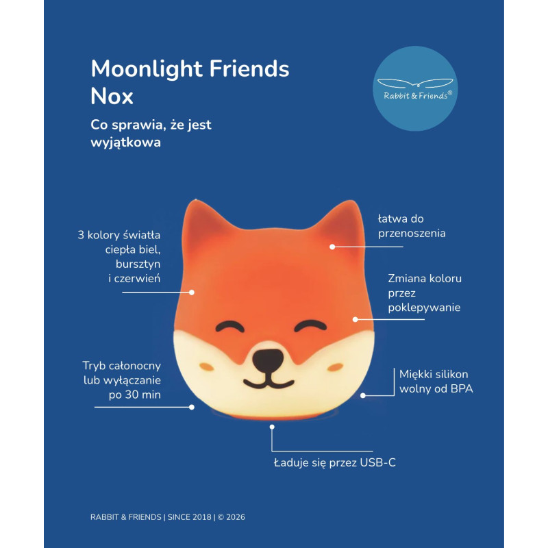 Moonlight Friends - Lis NOX lampka...