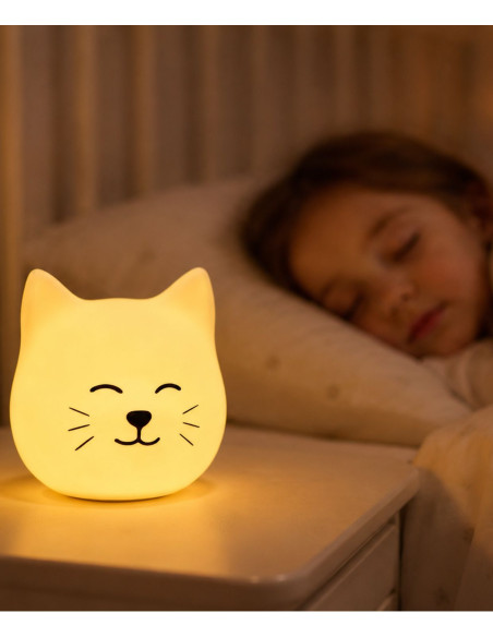 Moonlight Friends - Kot MOMO lampka stojąca