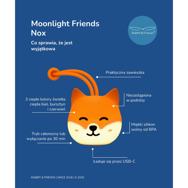 Moonlight Friends - Lis NOX lampka do...