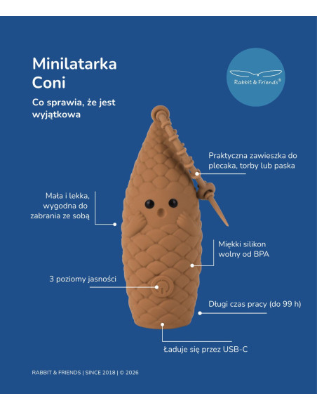 Minilatarka - seria FOREST - Szyszka CONI