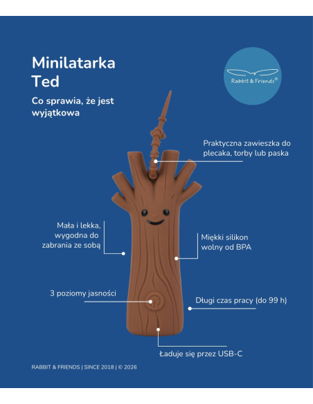 Minilatarka - seria FOREST- Drzewo TED