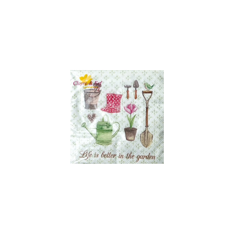 Serwetki 33x33 3 warstwowe garden