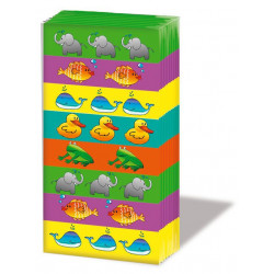 Chusteczki 21.5x22cm 4 warstwowe