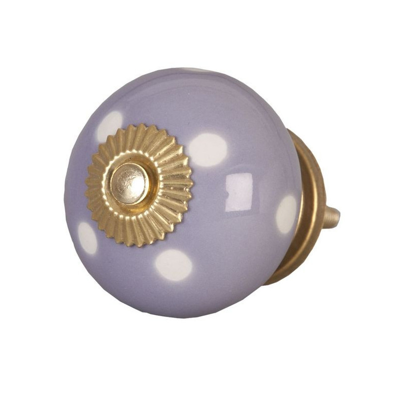 Gałka Ceramiczna Jasny Fiolet z...