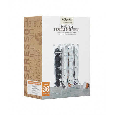 Le'Xpress Stojak na kapsułki z kawą 36szt