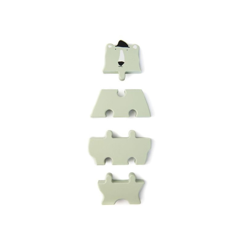 Mr Polar Bear Drewniane puzzle