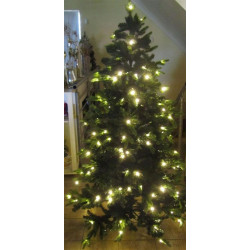 Choinka z lampkami led...