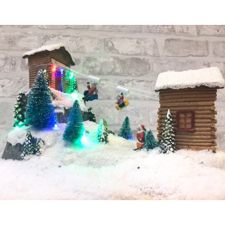 Ozdoba Świąteczna Wyciąg Narciarski