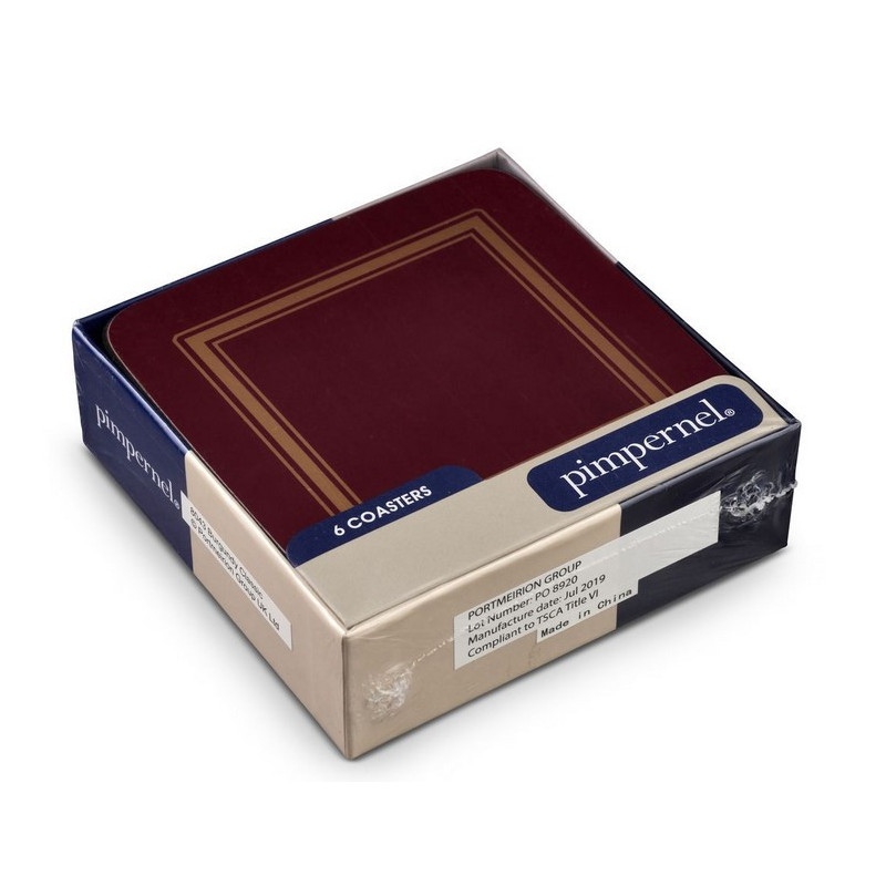Burgundy Classic 6szt Małe