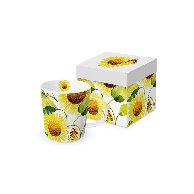 Sunflowers Kubek w pudełku
