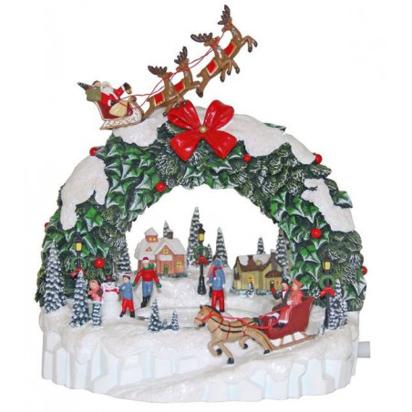 Ruchoma scenka z wieńcem