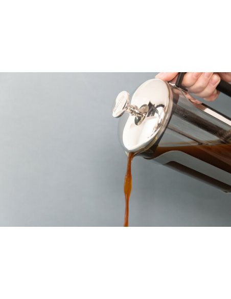 Zaparzacz do Kawy Typu French Press La Cafetiere Roma, kolor Srebrny, 1 litr