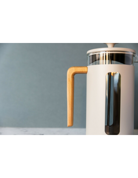 Zaparzacz do Kawy Typu French Press La Cafetiere Pisa, kolor Kremowy, 1 litr