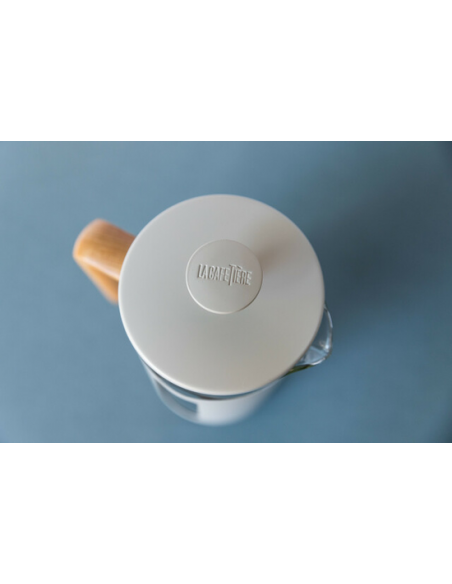 Zaparzacz do Kawy Typu French Press La Cafetiere Pisa, kolor Kremowy, 1 litr