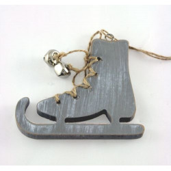 Zawieszka Drewniana Łyżwa