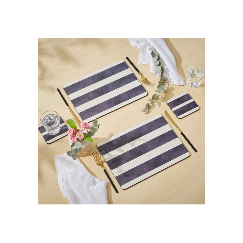 Czarno Białe Podkładki małe 6 szt.