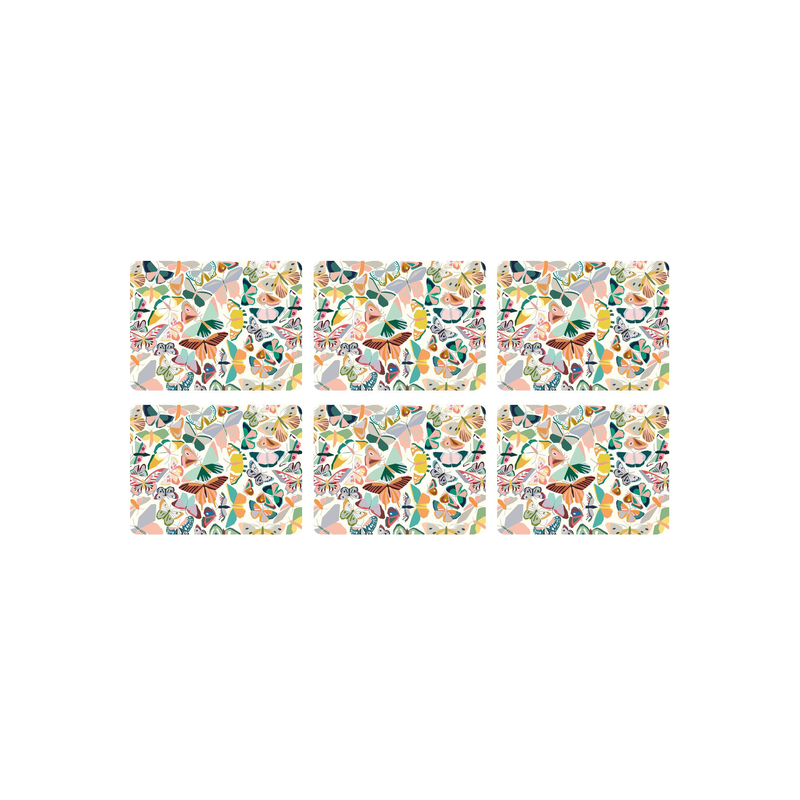 Motyle Podkładki średnie 6 szt.  