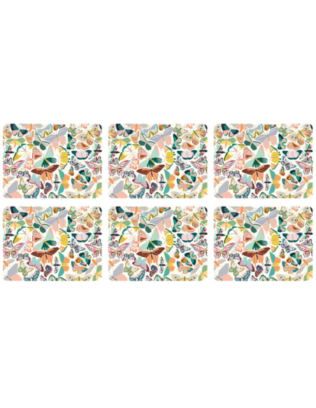 Motyle Podkładki średnie 6 szt.  