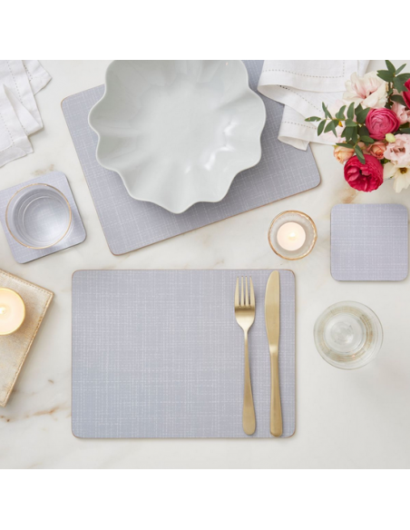 Szare Włókno Podkładki duże 4 szt.