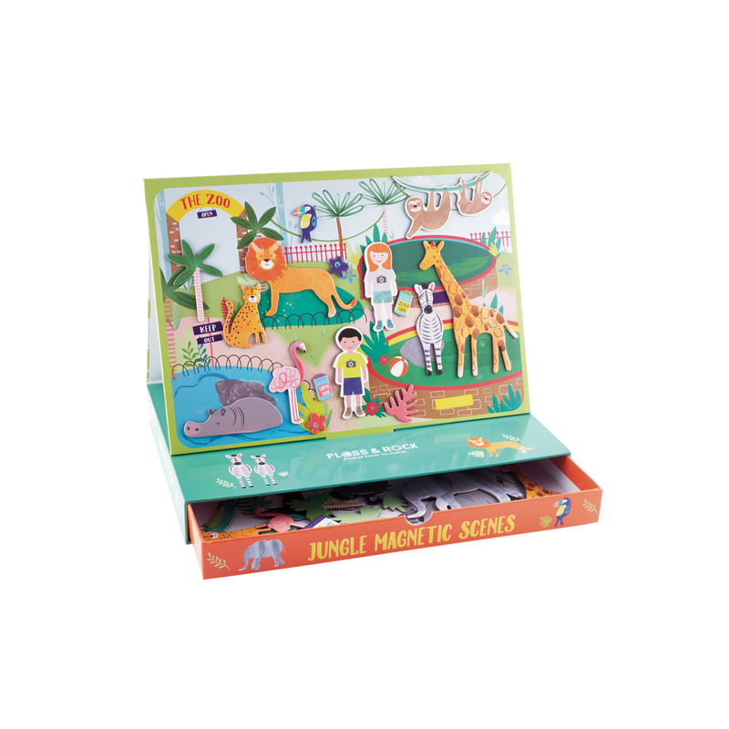 Dżungla Magnetyczna Układanka 