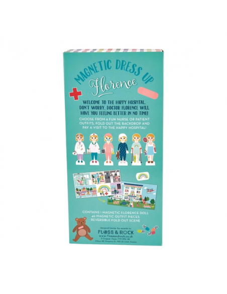 Magnetyczna ubieranka - lalka Florence