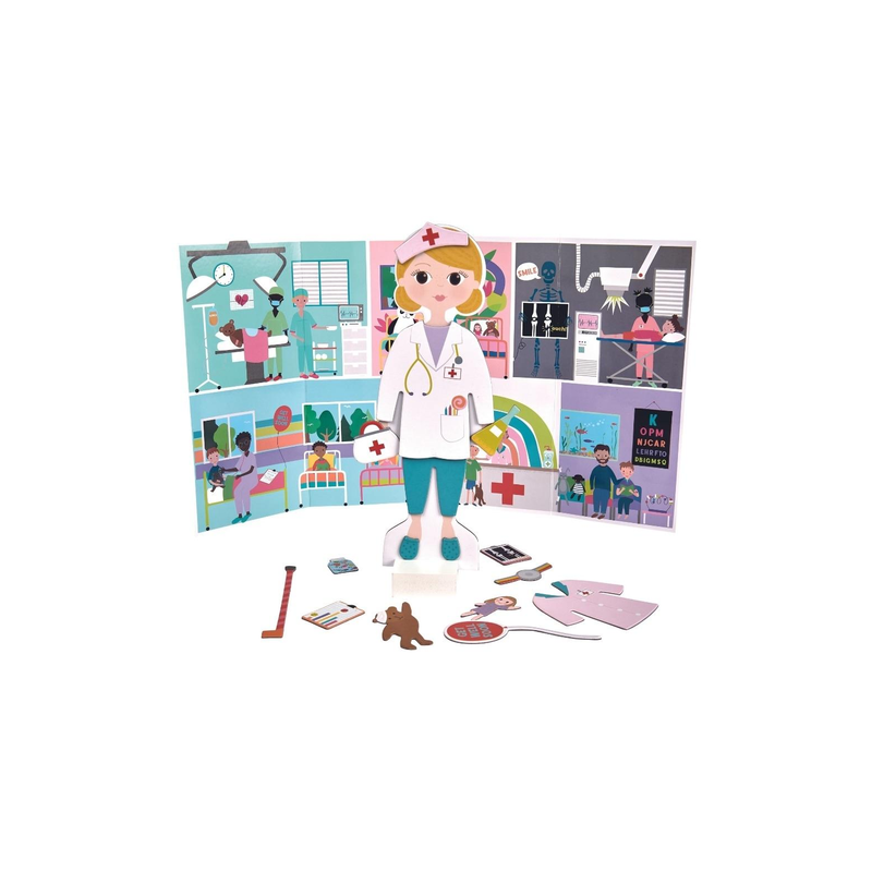 Magnetyczna ubieranka - lalka Florence