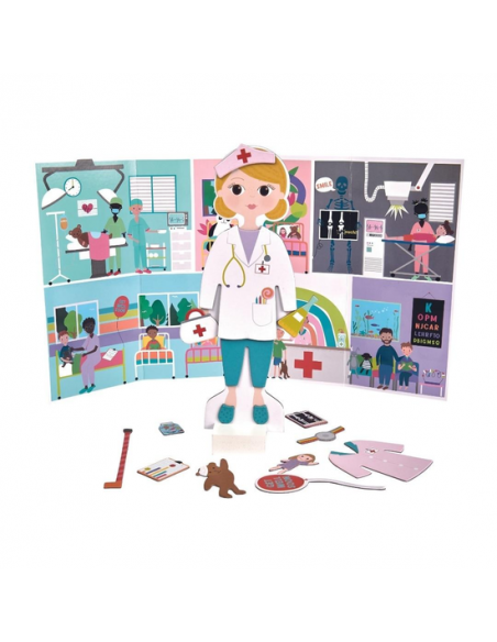 Magnetyczna ubieranka - lalka Florence