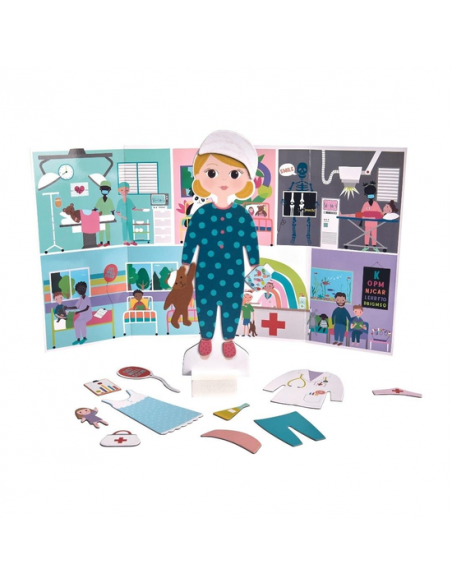 Magnetyczna ubieranka - lalka Florence