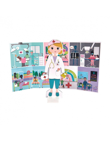 Magnetyczna ubieranka - lalka Florence