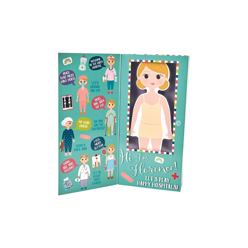 Magnetyczna ubieranka - lalka Florence