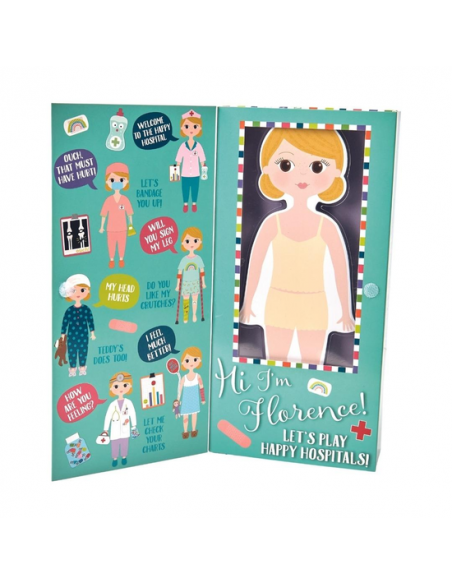 Magnetyczna ubieranka - lalka Florence